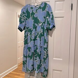 Crosby by Mollie Burch blue and green dress. New with tags. Size xxl